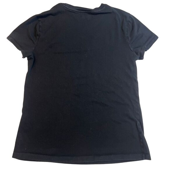 Harley Davidson T shirt Womens Medium Black Pink Skull Top Biker Grunge Shirt - Picture 2 of 11